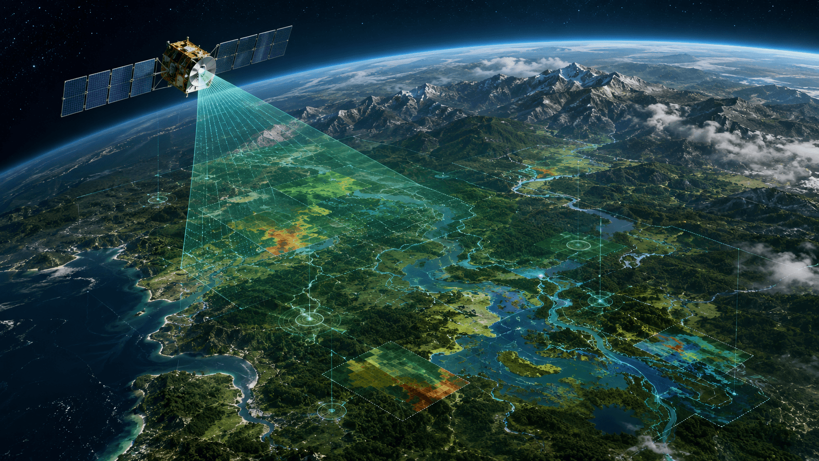 Satellite monitoring of environmental and ecological change